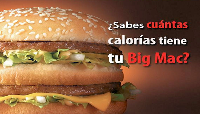 Big Mac – ¿Cuántas calorías tiene?