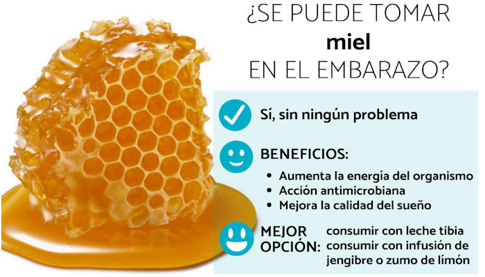 Los beneficios de la miel durante el embarazo