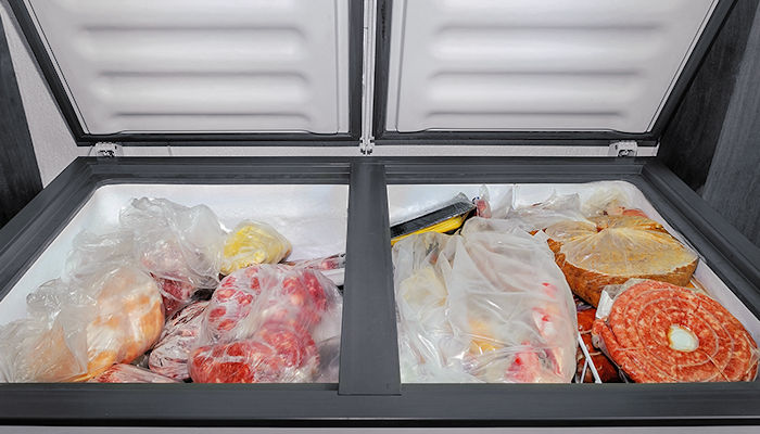 almacenamiento en el congelador