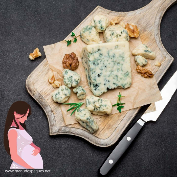 Beneficios del queso azul durante el embarazo