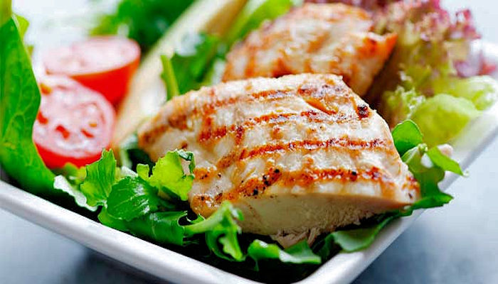 calorías contiene 200 gr de pollo cocido