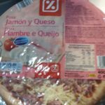 Cantidad de calorías en una pizza de jamón y queso