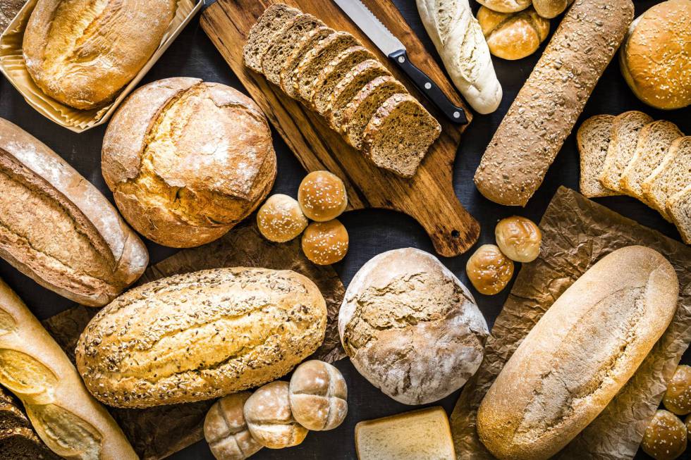 cuántos carbohidratos hay en el pan