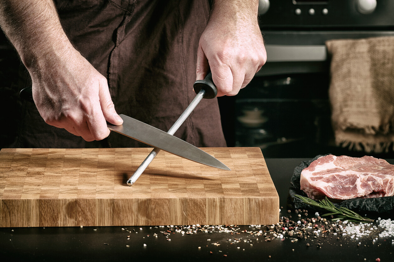 Cómo afilar cuchillos para cocinar